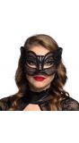 Venice oogmasker zwarte kat