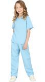 Verpleegkundige blauw outfit kind
