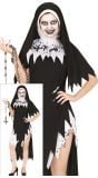 Vervloekte non jurk halloween dames