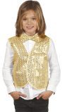 Vest gouden pailletten jongens