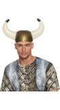 Viking helm met xl hoorns