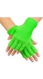 Vingerloze handschoenen neon groen