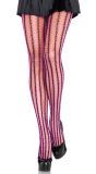 Visnet panty met doorn motief
