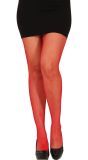 Visnet panty smalle gaten rood