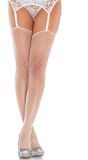 Visnet stockings wit