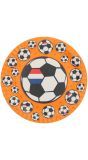 Voetbal Holland feestbordjes 8 stuks