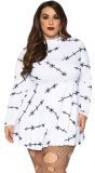 Voodoo jurkje hechtingen plus size