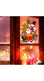 Vrolijk kerstfeest raam sticker