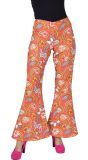 Vrouwen hippie broek oranje