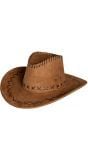 Western cowboy hoed imitatieleer