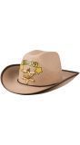 Western hoed jonge sheriff