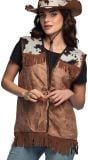 Western vest bruin