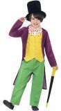 Willy Wonka groen gele outfit