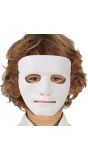 Wit gezicht masker kind halloween