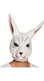 Wit konijnen masker latex