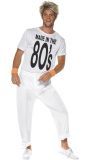 Witte 80s mannen outfit