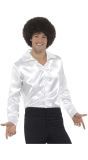 Witte flower power 60s shirt