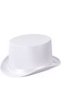 Witte hoge hoed gala