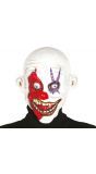 Witte horror clown masker