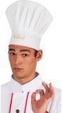 Witte koksmuts chef