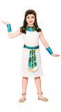 Witte meisjes Cleopatra jurk