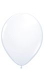 Witte metallic ballonnen 10 stuks