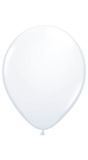 Witte metallic ballonnen 50 stuks 30cm