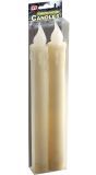 Witte oplichtende kaarsen 2 stuks