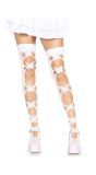 Witte vlinder kousen dames
