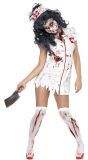 Witte zuster zombie outfit