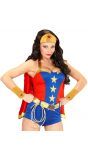 Wonder Woman hoofdband en armbanden