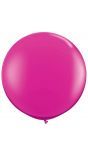 XL ballon magenta roze 90cm