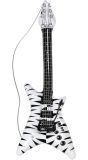 Zebra print hardrock gitaar opblaasbaar