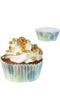 Zeemeermin thema cupcake vormpjes 50x