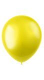 Zesty gele metallic ballonnen 50 stuks