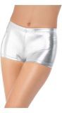 Zilveren hotpants