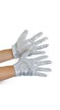 Zilveren jackson handschoenen kindermaat