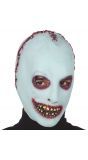 Zombie masker lichtblauw