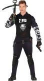 Zombie politie death squad outfit heren