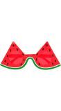 Zomerse feestbril watermeloen