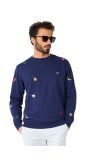 Zomerse Navy Sweater Heren Opposuits