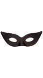 Zwart oogmasker carnaval kind