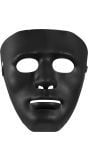 Zwarte anonymous masker