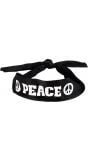 Zwarte bandana peace