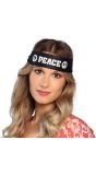 Zwarte bandana peace