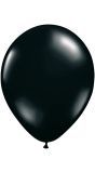 Zwarte basic ballonnen 50 stuks 23cm