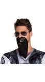 Zwarte biker baard lang