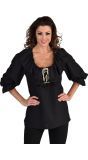 Zwarte blouse vrouwen