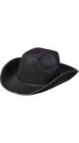 Zwarte cowboy hoed rodeo