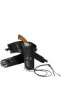 Zwarte cowboy riem met holster